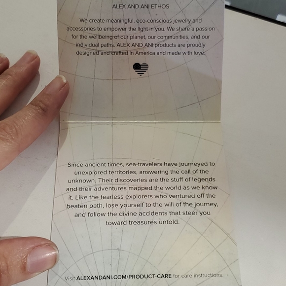 Alex and Ani Uncharted Voyage Anchor ⚓ Slider br - Picture 7 of 8